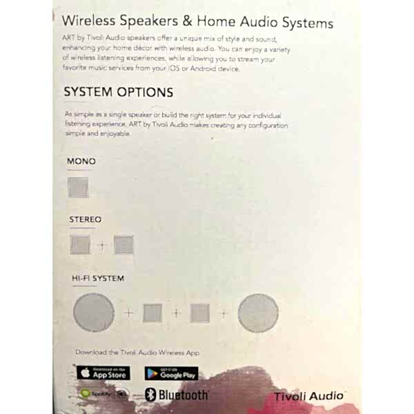 TIVOLI AUDIO CUBE WIRELESS (EX-DEMO / PRECIO UNITARIO) - Imagen 2