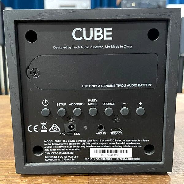 TIVOLI AUDIO CUBE WIRELESS (EX-DEMO / PRECIO UNITARIO) - Imagen 6