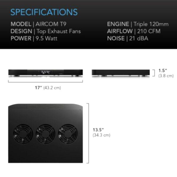 AC INFINITY AIRCOM T9 - Imagen 3